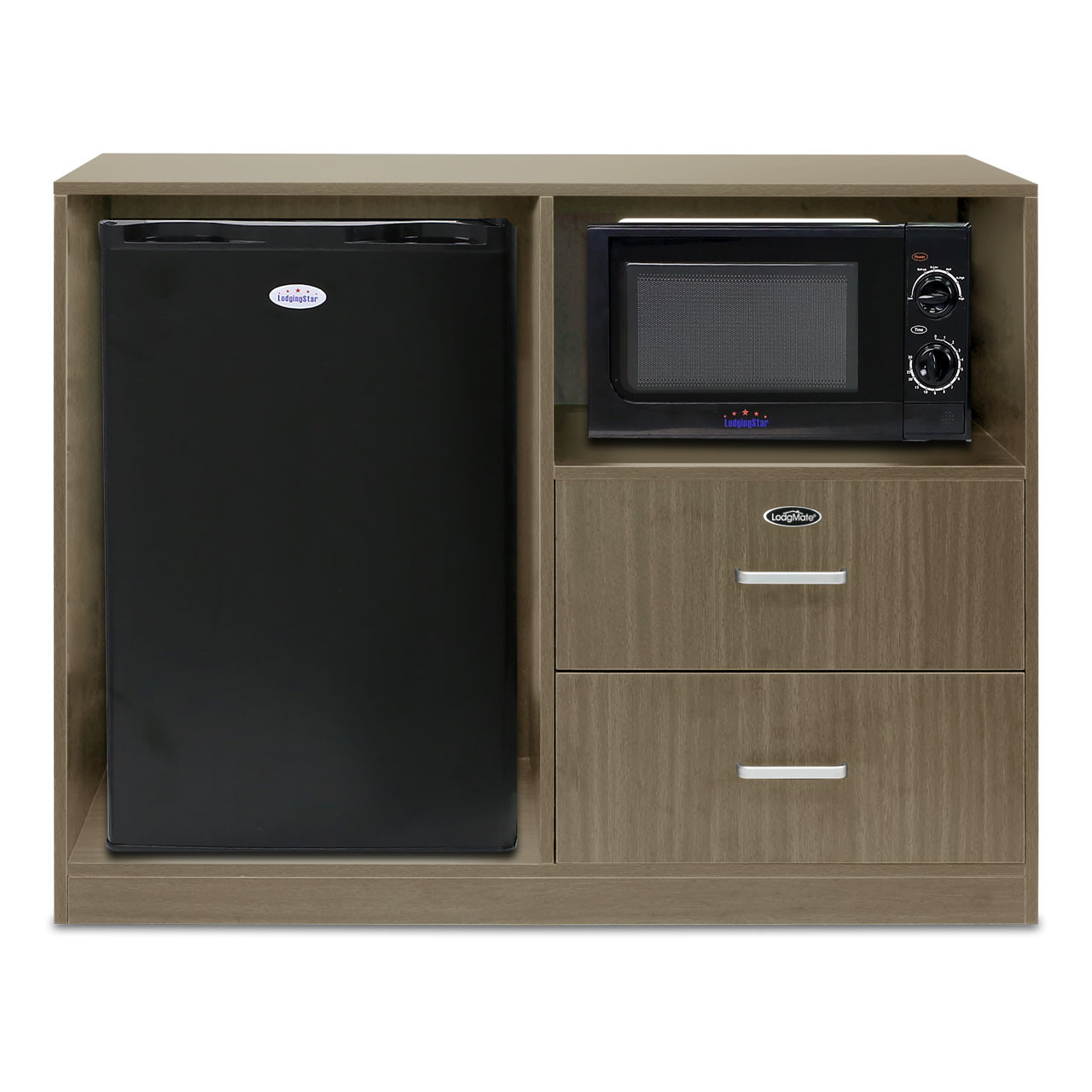 LodgMate 2-Drawer Micro Fridge Media Cabinet
