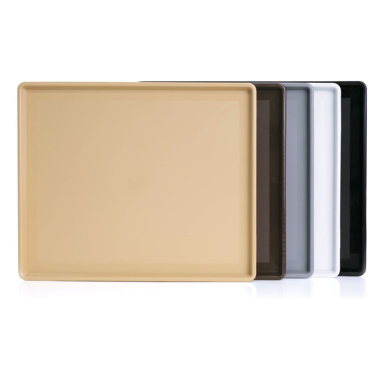 LodgMate Textured Room Trays For Hotel Guestrooms