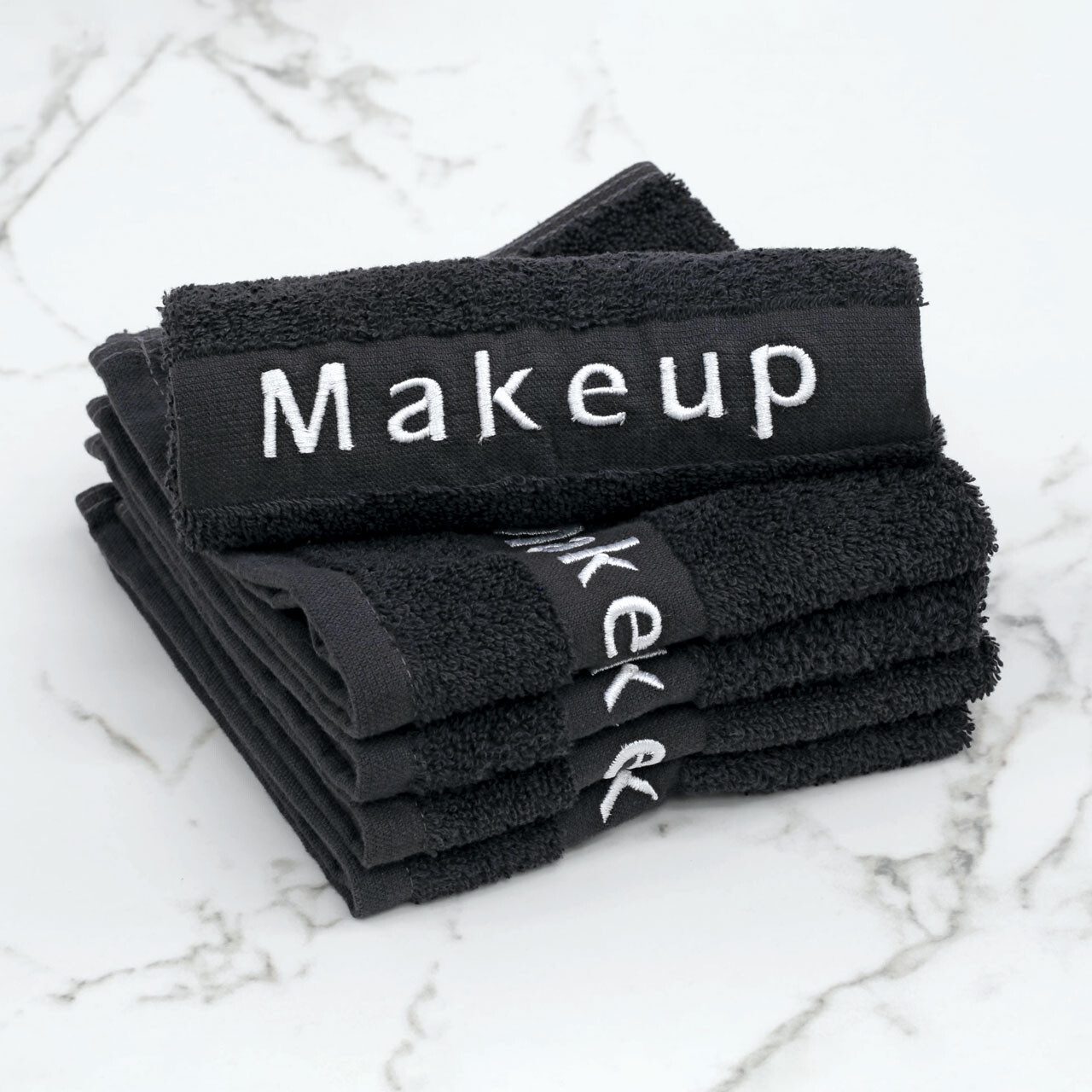 Black Makeup Washcloth